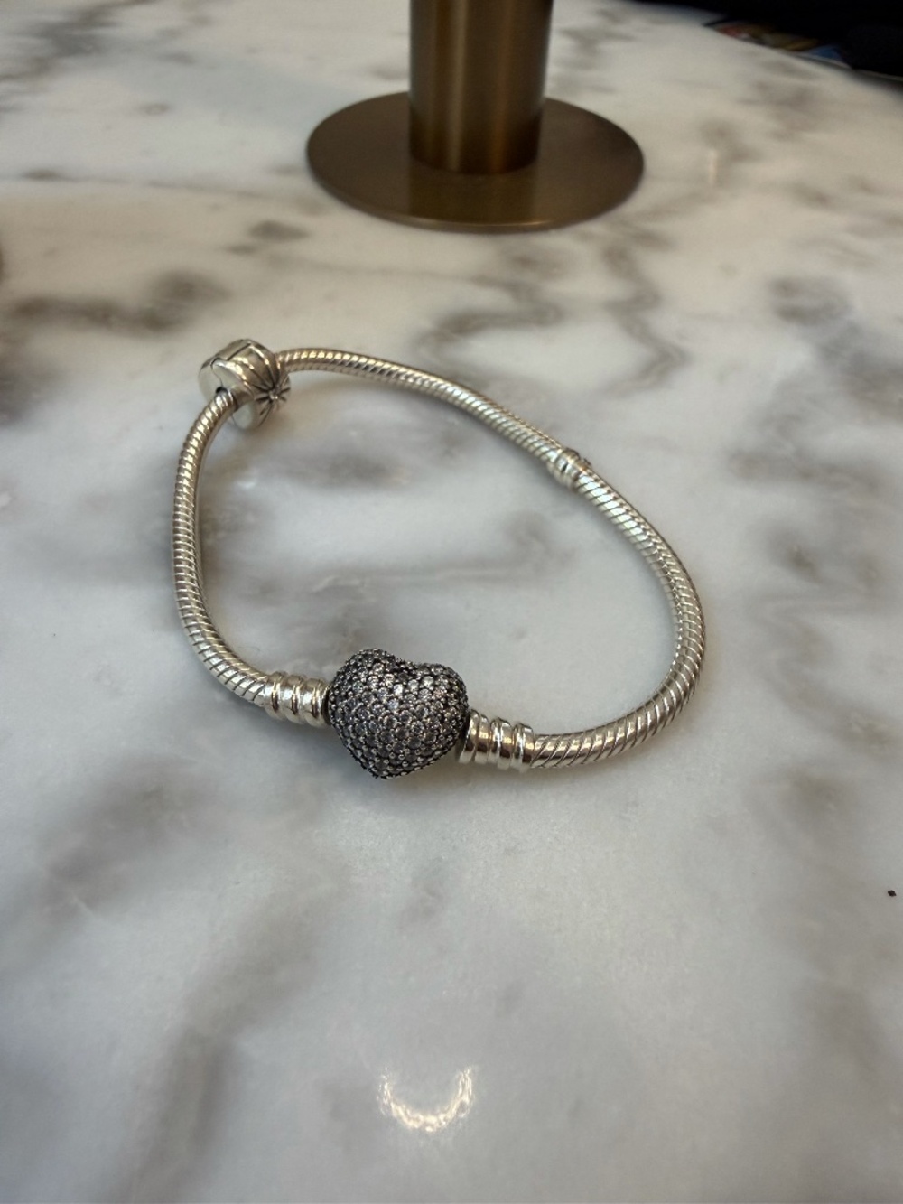 Silver Pandora Charm Bracelet